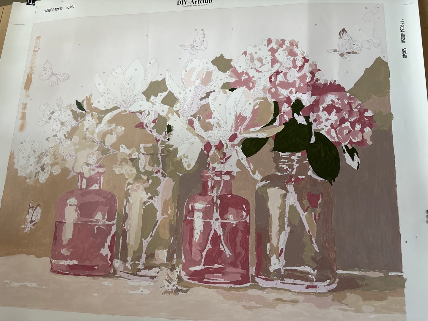 Customer photo review of Fragile | Paint by Number