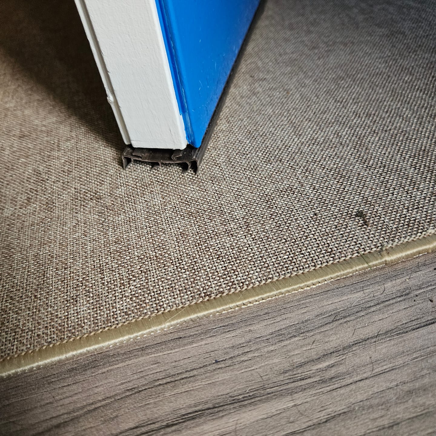 Customer photo review of Pease Slide-On Steel Door Sweep