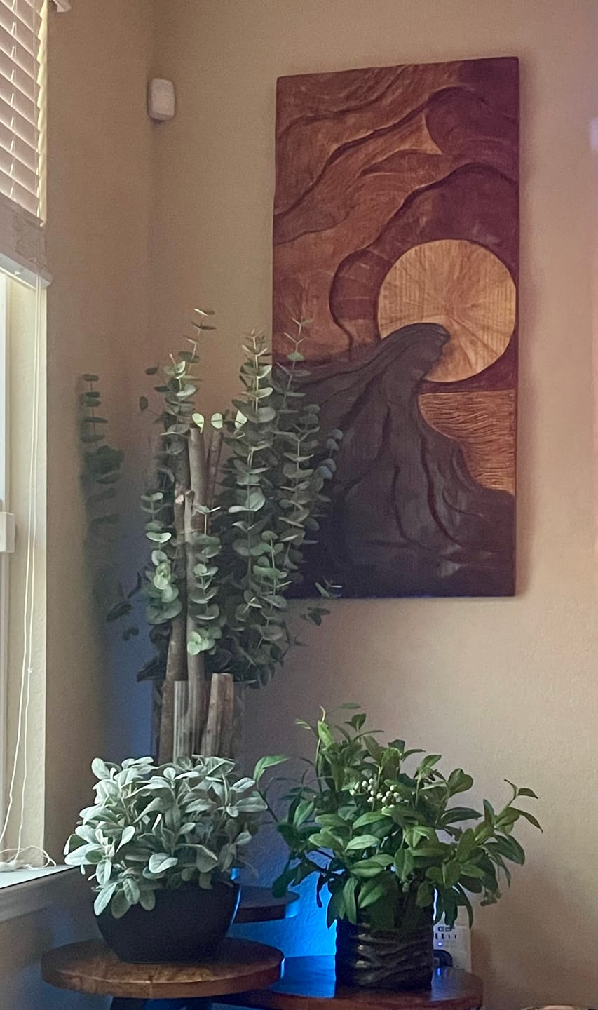 Customer photo review of Modern Wall Art With Landscape Design For Living Room