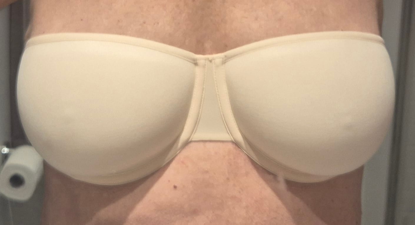 Customer photo review of The Strapless AirShape™ Bra - Blush