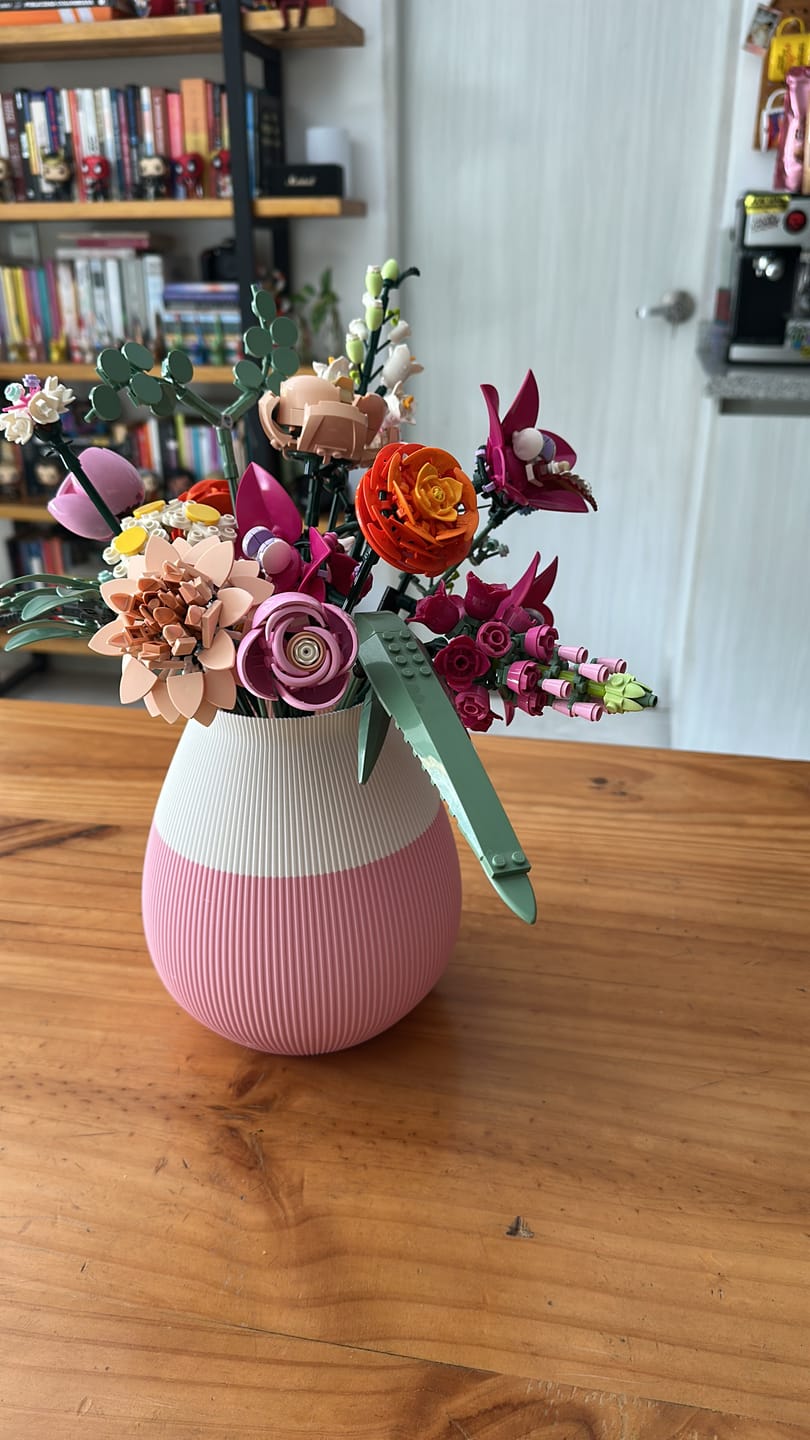 Customer photo review of RAMO DE FLORES FANTASÍA EN ROSA