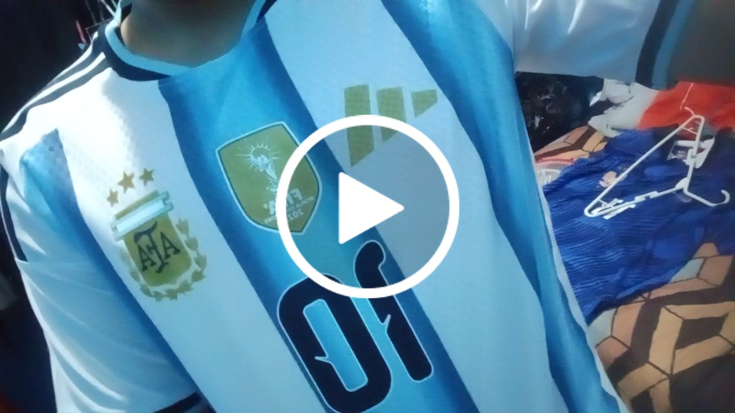 Customer video review of Argentina 2026 Local Version Jugador