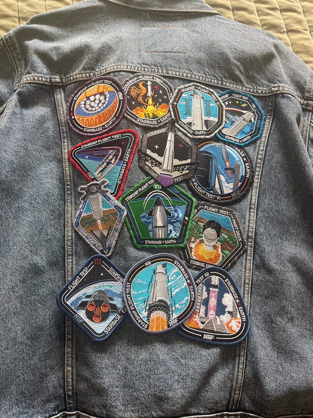 Customer photo review of SpaceX Starship Flight 13 - Collectors Patch