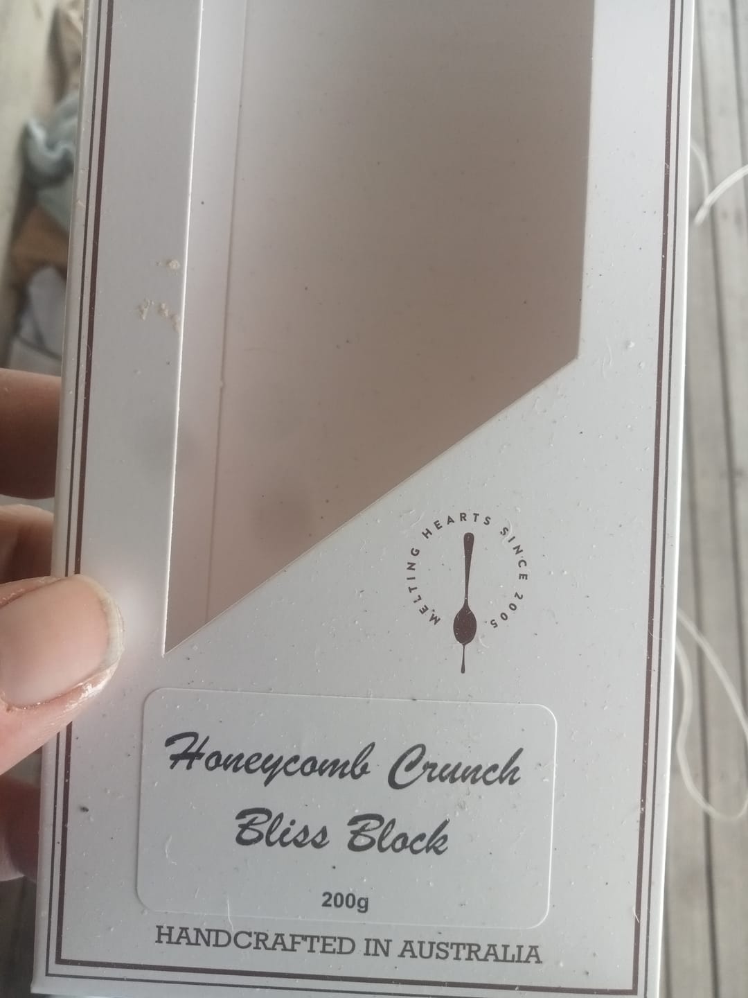 Customer photo review of Caramel Peanut Crunch Bliss Block