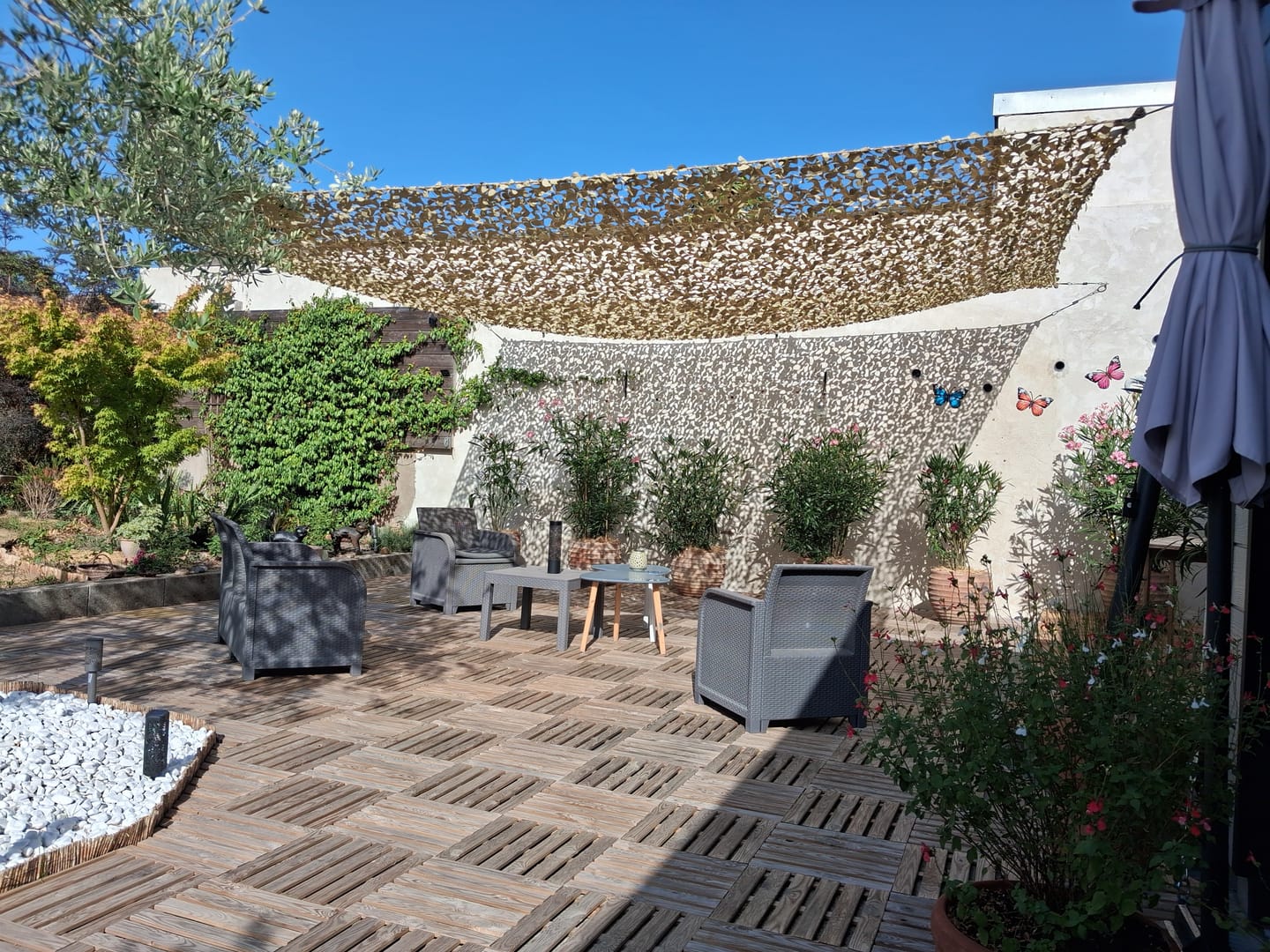 Customer photo review of Filet de camouflage renforcé sable