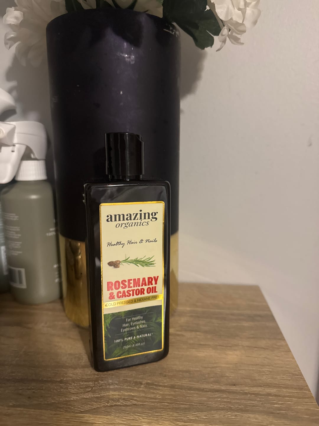 Customer photo review of Rosemary & Castor Oil