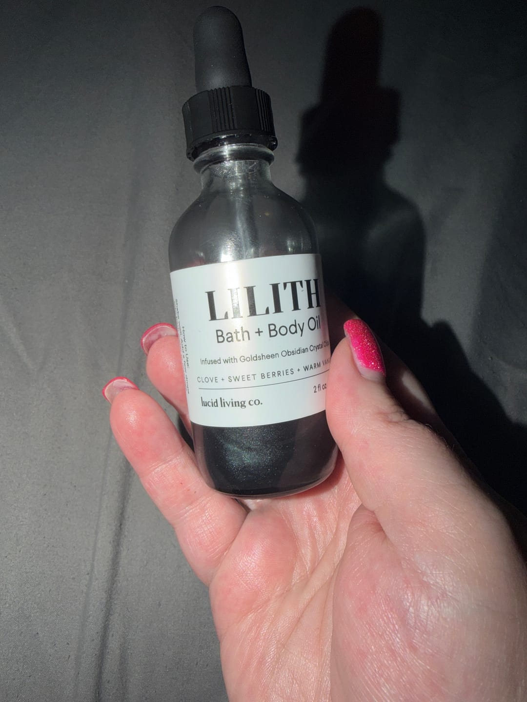 Customer photo review of Persephone Bath & Body Oil