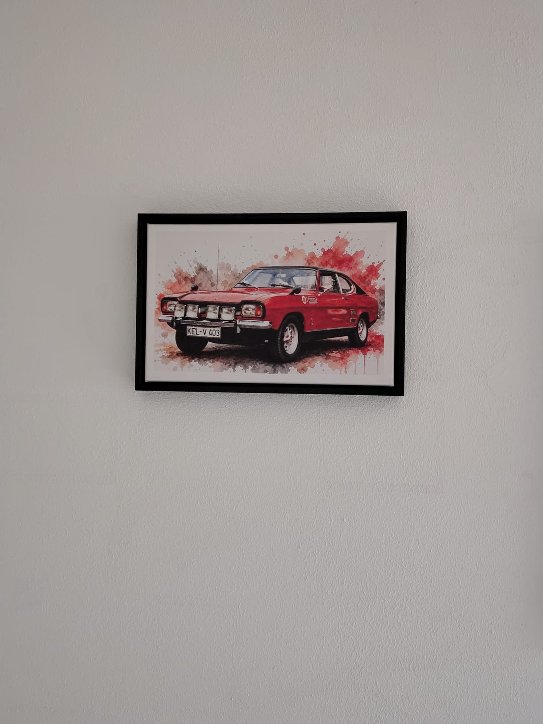 Customer photo review of Dein Auto als Kunstwerk – mit Live-Vorschau, als Poster oder Leinwand
