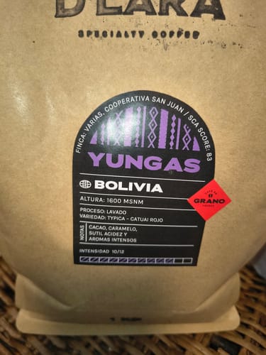 Customer photo review of 1KG Café de Especialidad Yungas - Bolivia en Grano o Molido