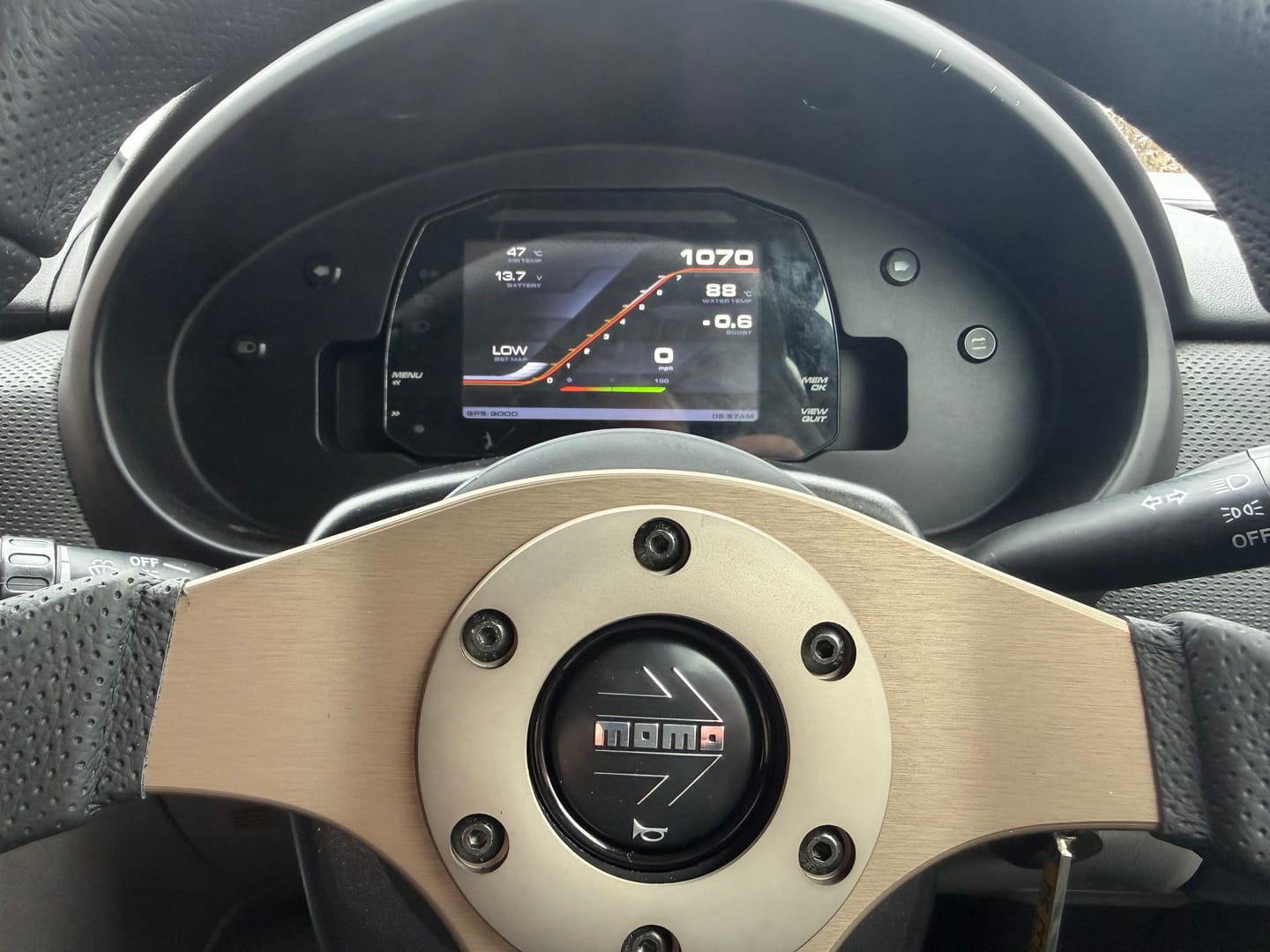 Customer photo review of Subaru Forester STI SG9 2004-2006 Dash Cluster Mount