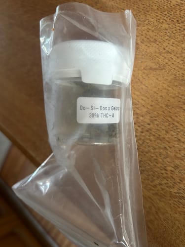 Customer's Do-Si-Dos x Gelato jar inside a clear plastic bag