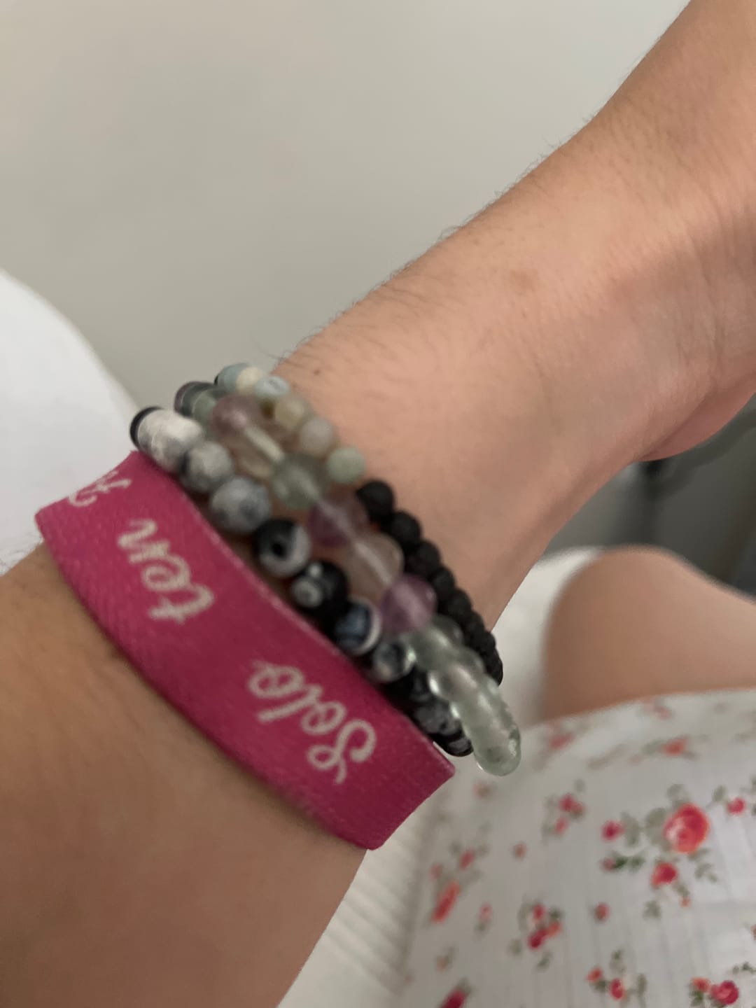 Customer photo review of Pulsera Fluorita | 6mm | Cambios - Espiritualidad