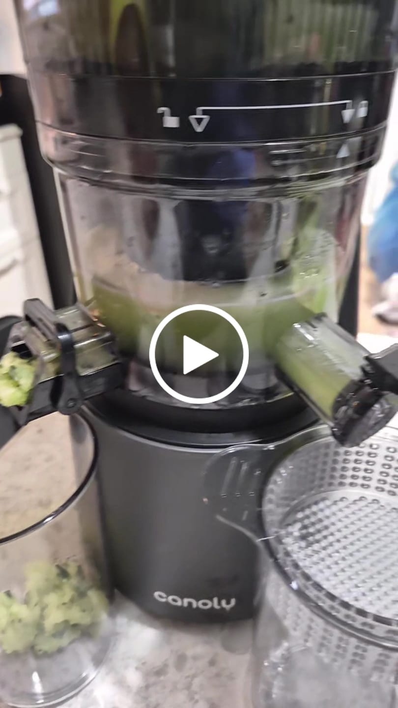 Customer video review of Canoly 3-in-1 Cold Press Juicer C16