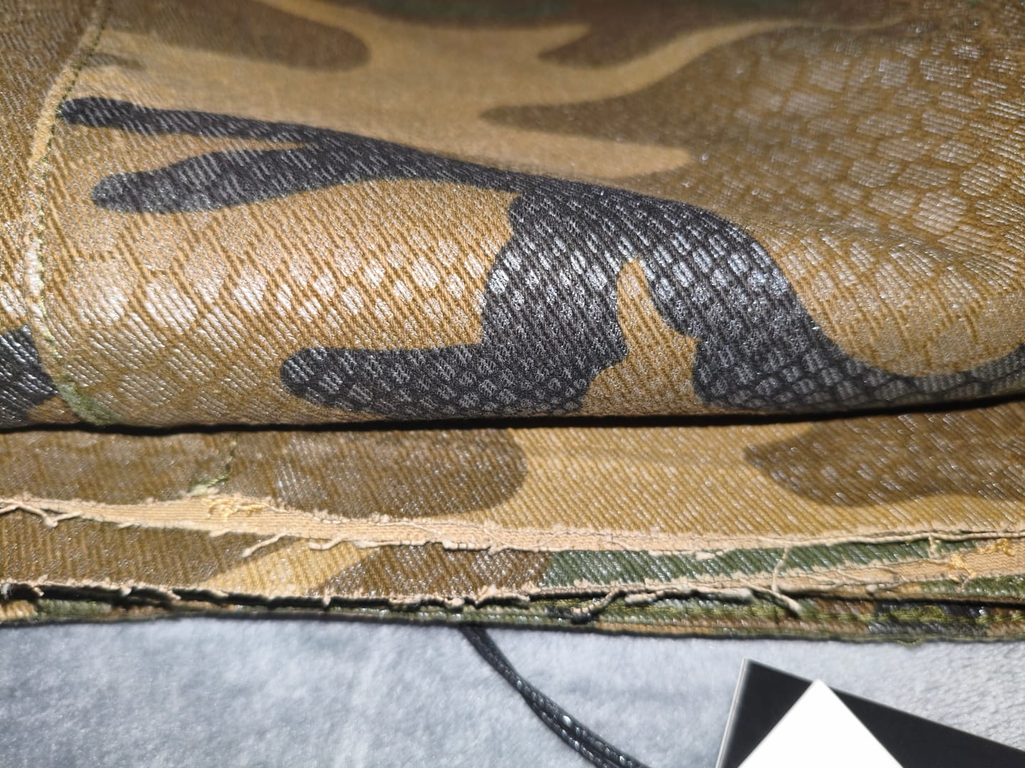 Customer photo review of Python Camo Denim
