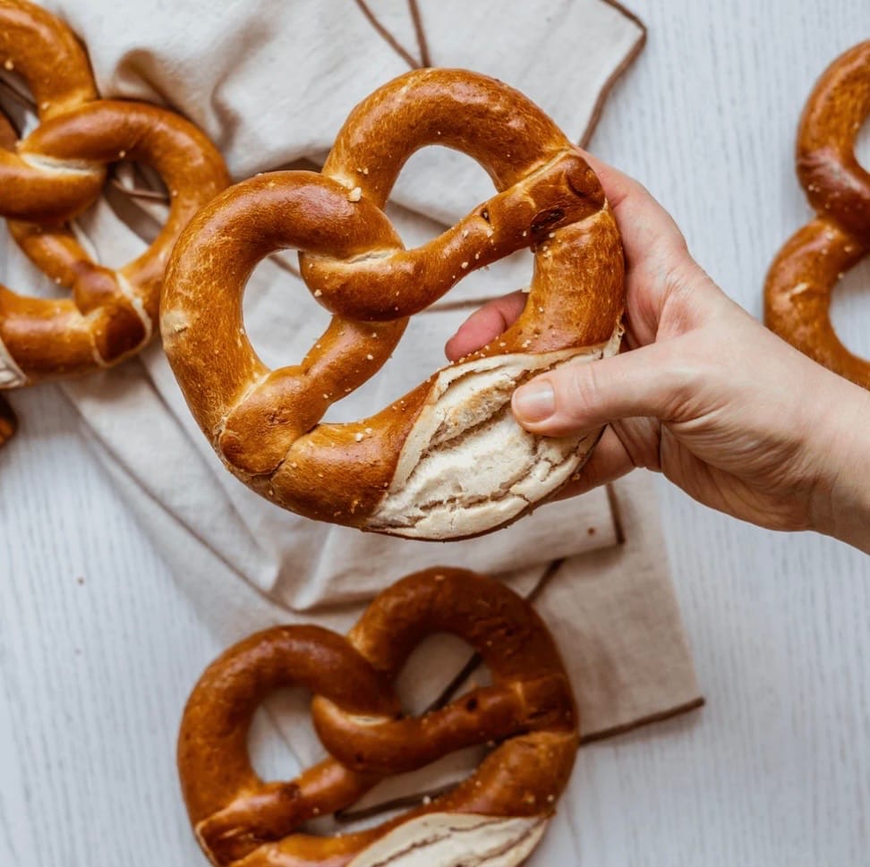 Customer photo review of XL Oktoberfest Pretzels (4 pack)