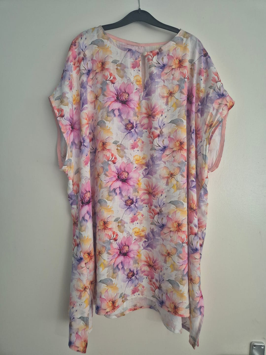 Customer photo review of Garden Delight Linen Viscose Fabric