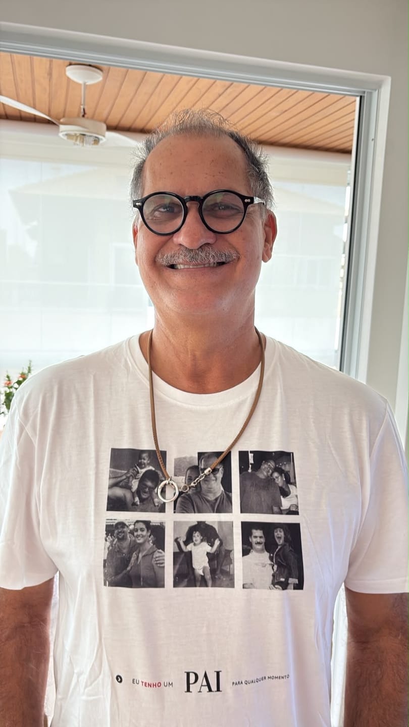 Customer photo review of Camiseta personalizada dia dos Pais - PAI PARA TODO MOMENTO - Algodão Peruano