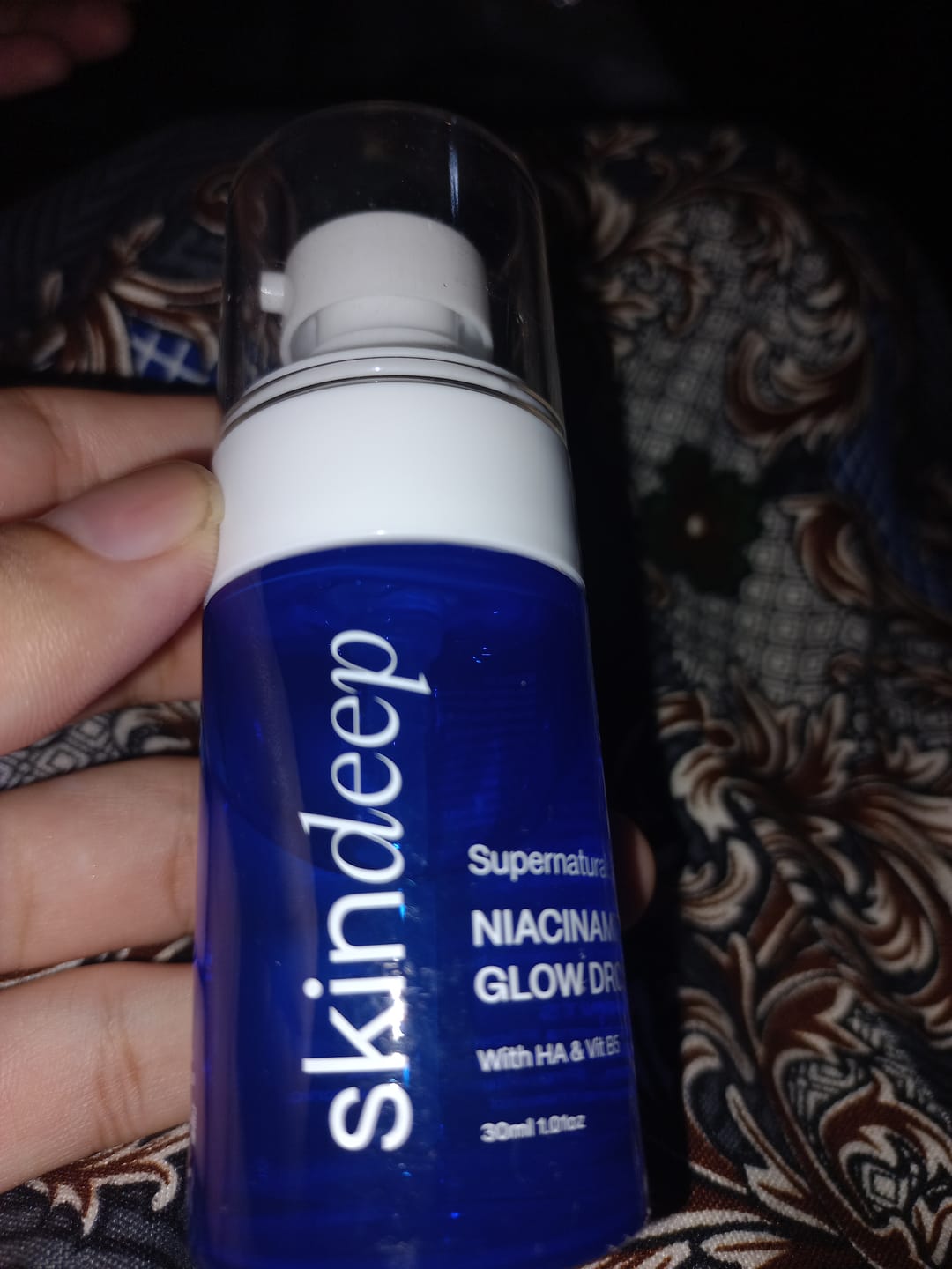 Customer photo review of NIACINAMIDE GLOW DROPS - with HA & Vit B5
