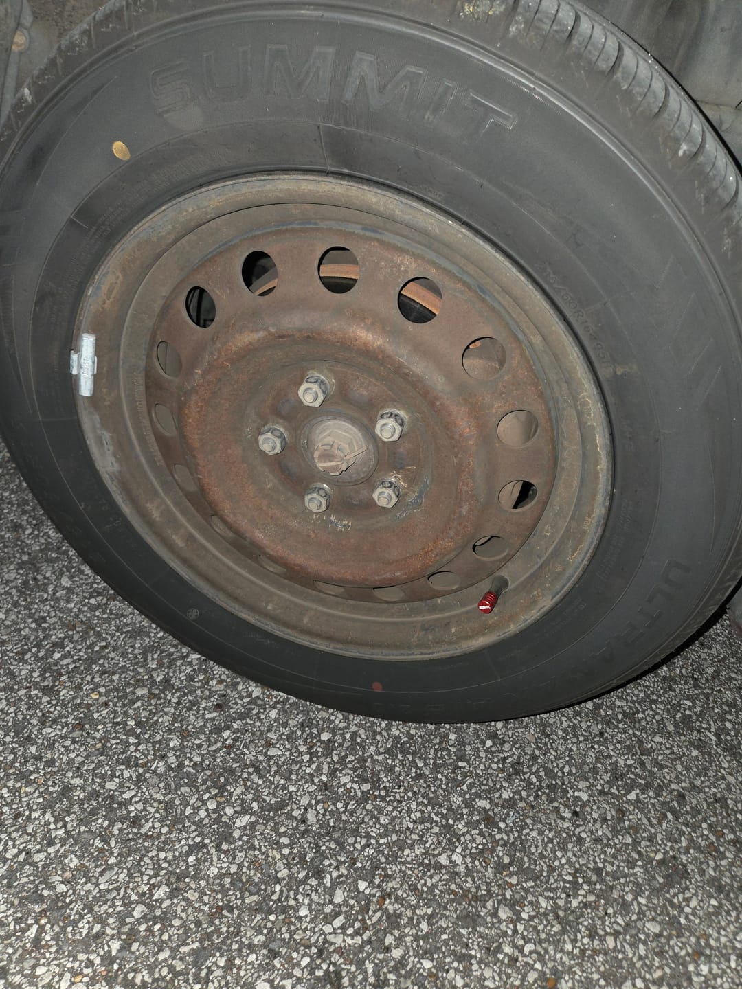 Customer photo review of 80Eighty® Red Valve Stem Caps