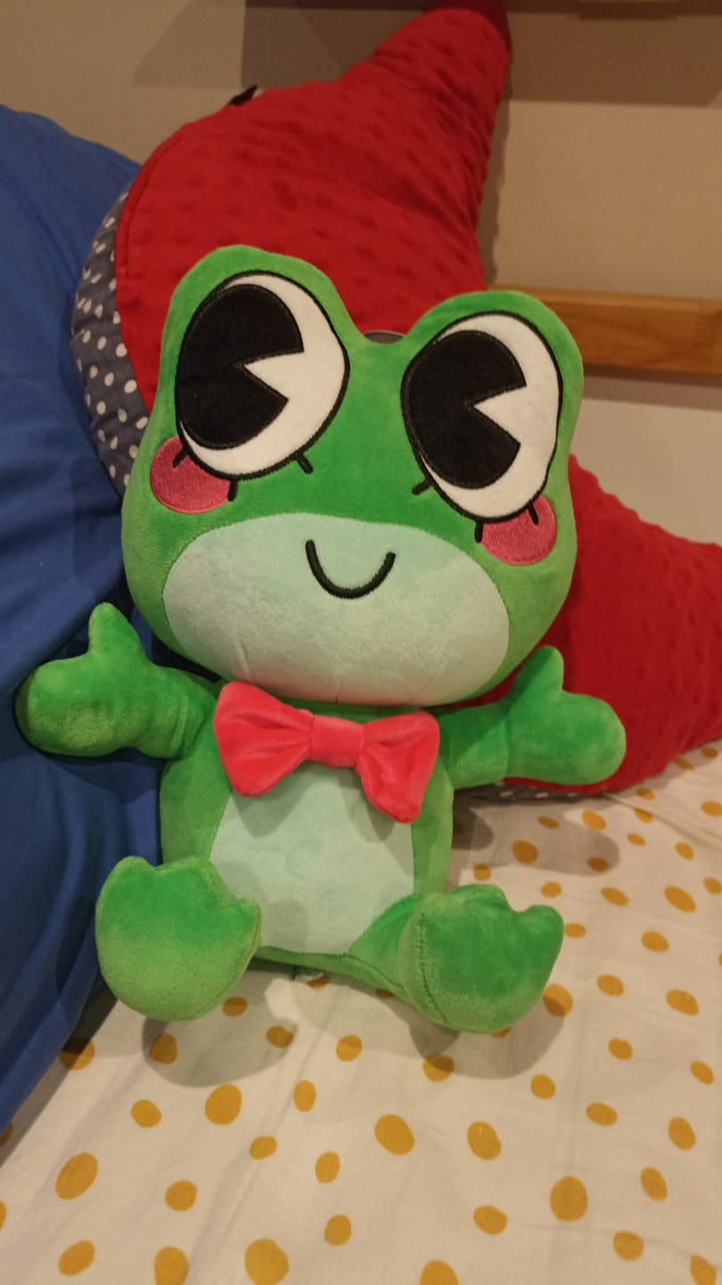 Customer photo review of Ribbit Plush