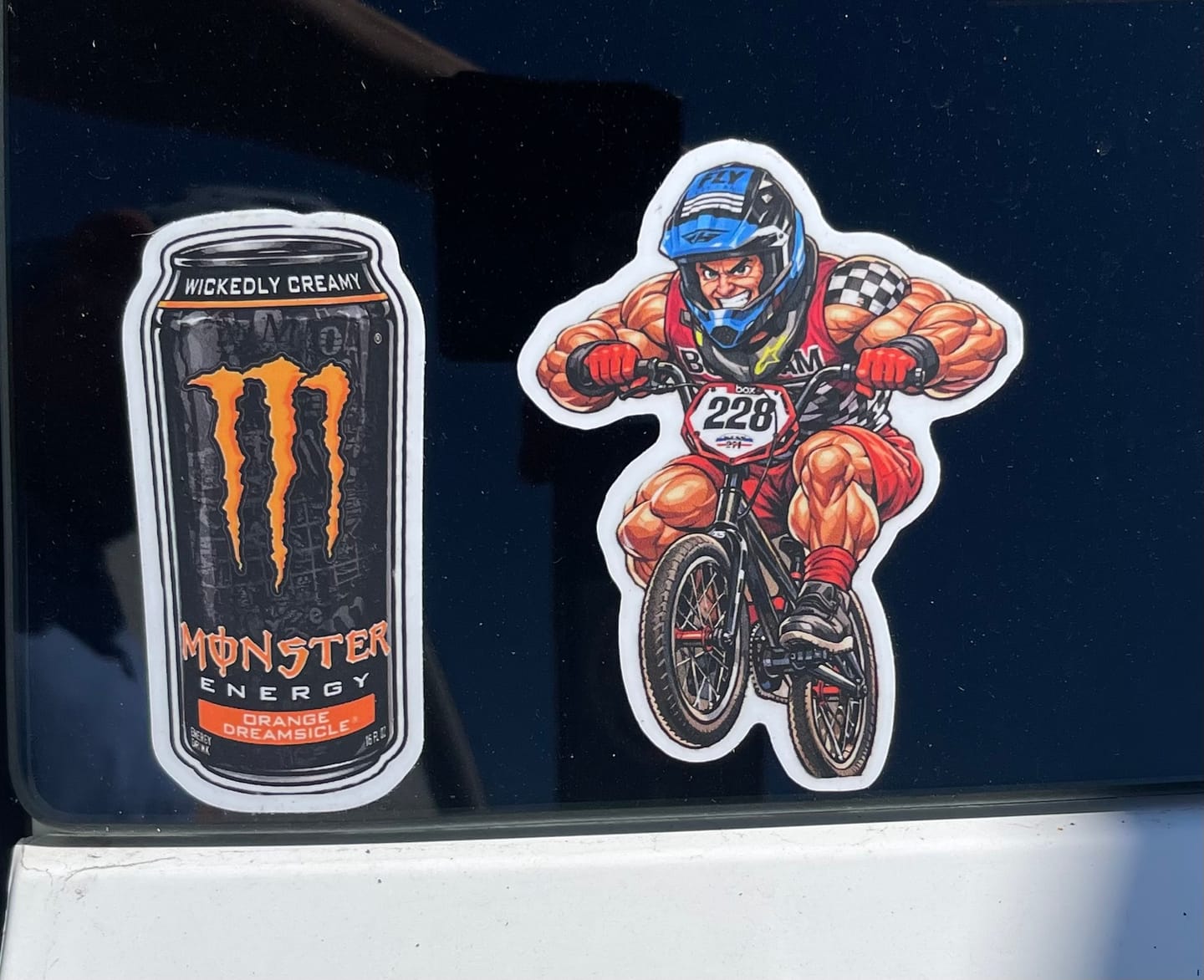 Customer photo review of Custom Die-Cut Stickers