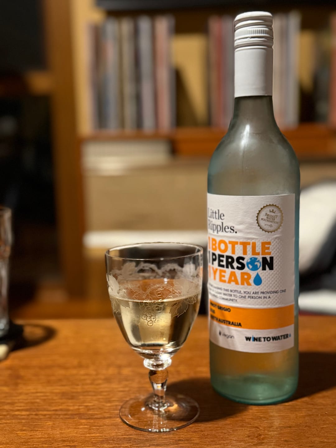 Customer photo review of Pinot Grigio - Single Bottle