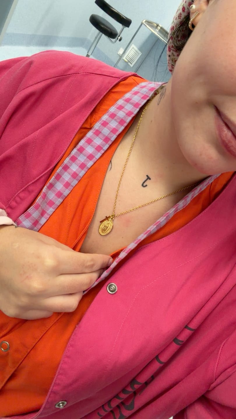 Customer photo review of Collar Virgen de Guadalupe