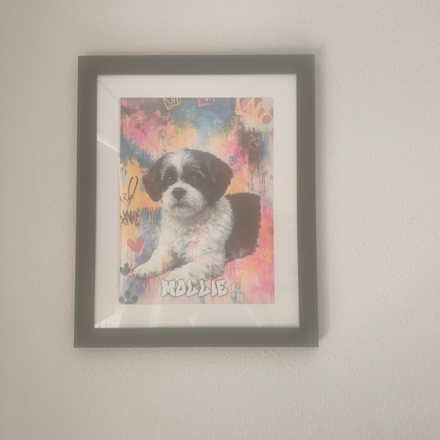 Customer photo review of Graffiti - Gepersonaliseerde Poster