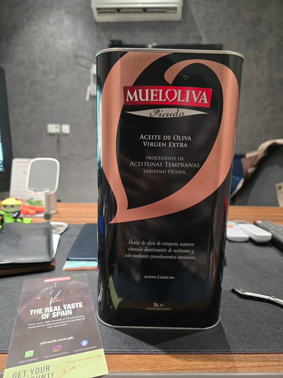 Customer photo review of Picuda Extra Virgin Olive Oil