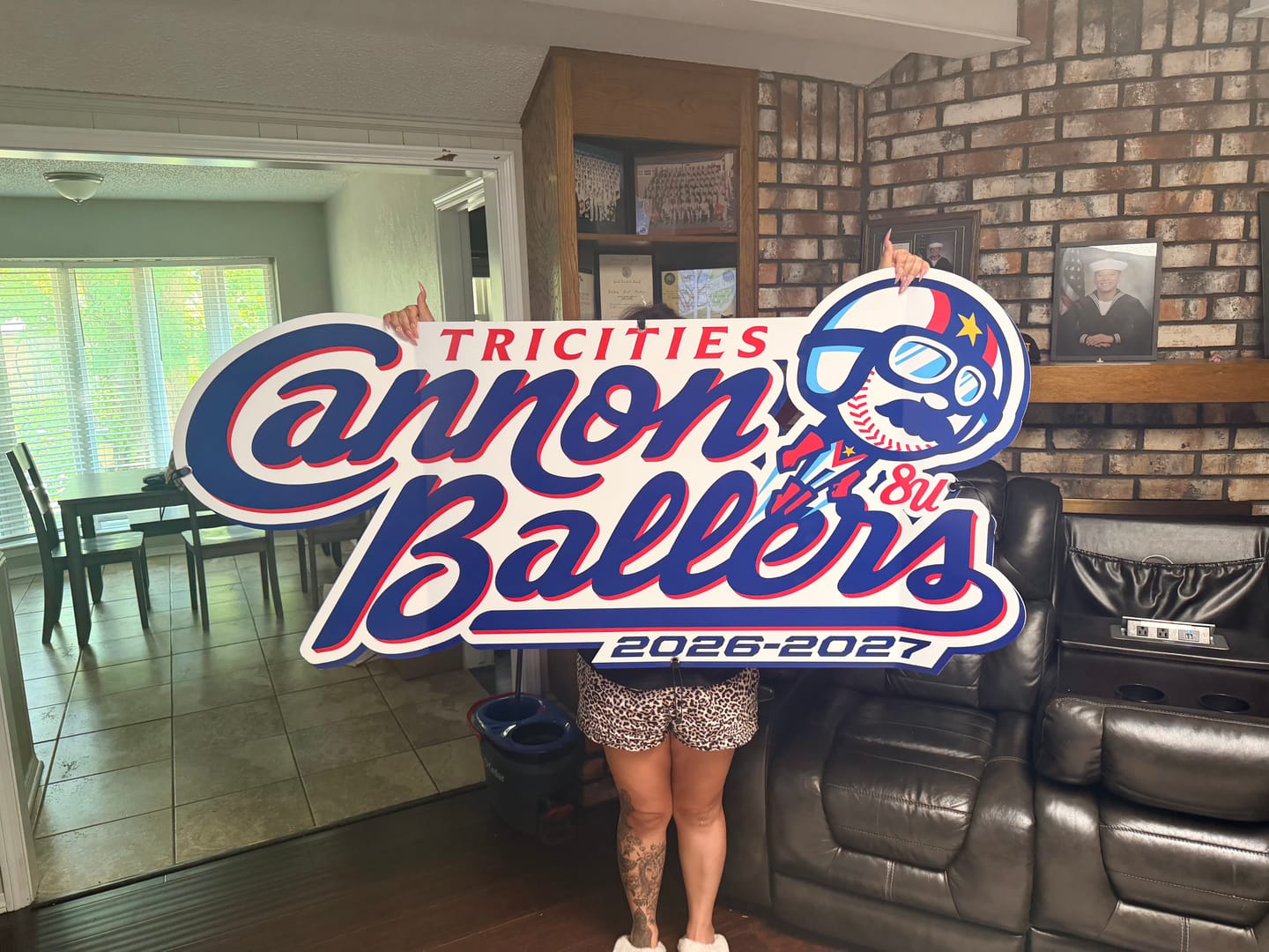 Customer photo review of Dugout Signs