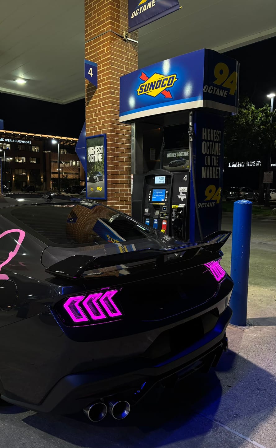 Customer photo review of 2024-2026 Mustang S650 Heritage-X™ RGB Taillights Amber Turn Signal Sequential w/ Animation