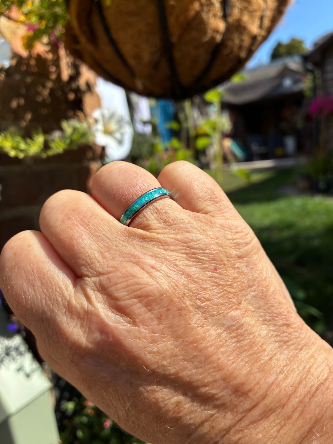 Customer photo review of Ladies Ocean Promise Channel Ring (TC)