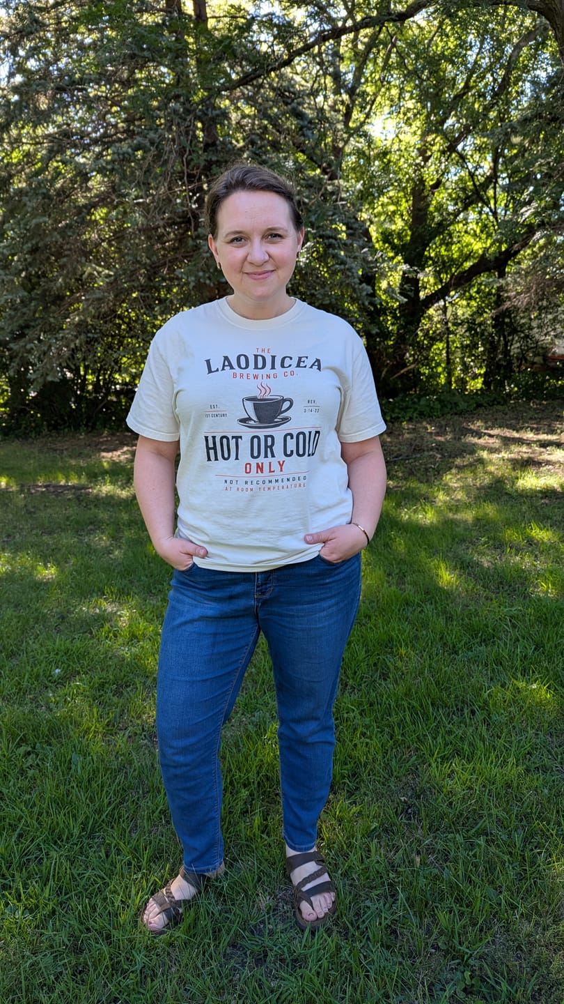 Customer photo review of Hot or Cold T-Shirt