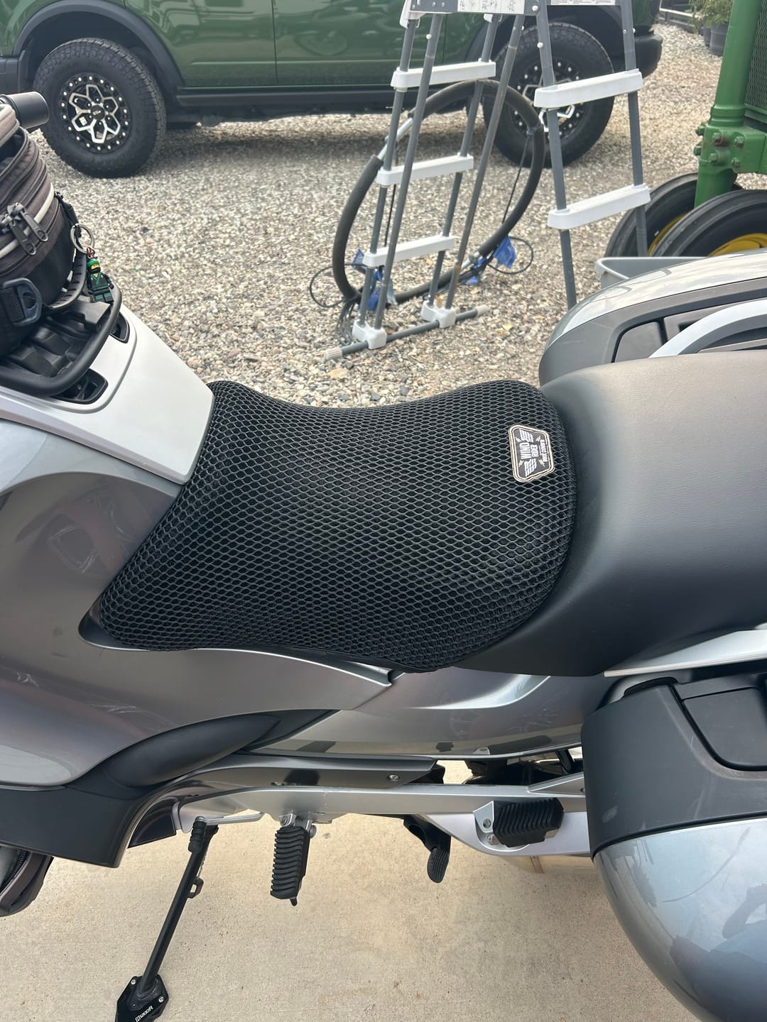 Customer photo review of Wind Rider Seat Cover