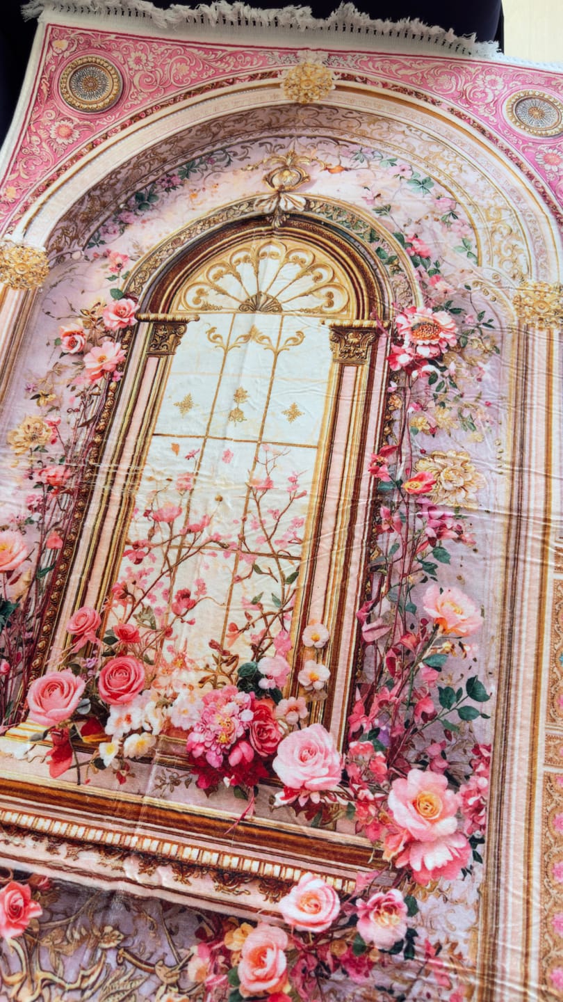Customer photo review of Obscura Rosy Padded Prayer Mat