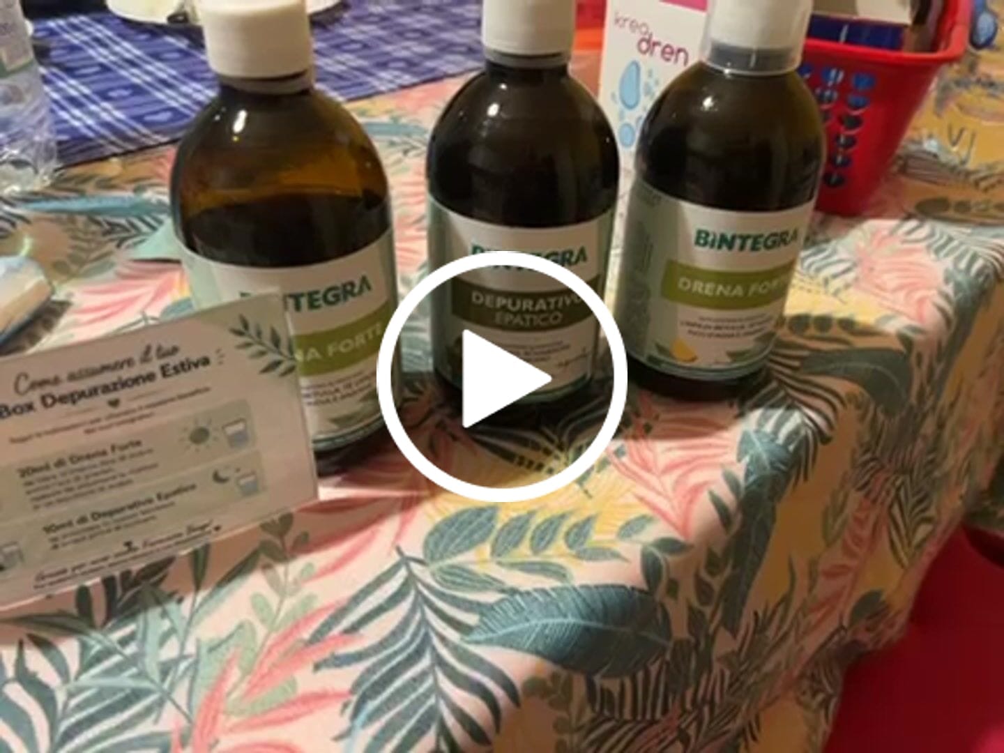 Customer video review of BOX Depurazione Estiva