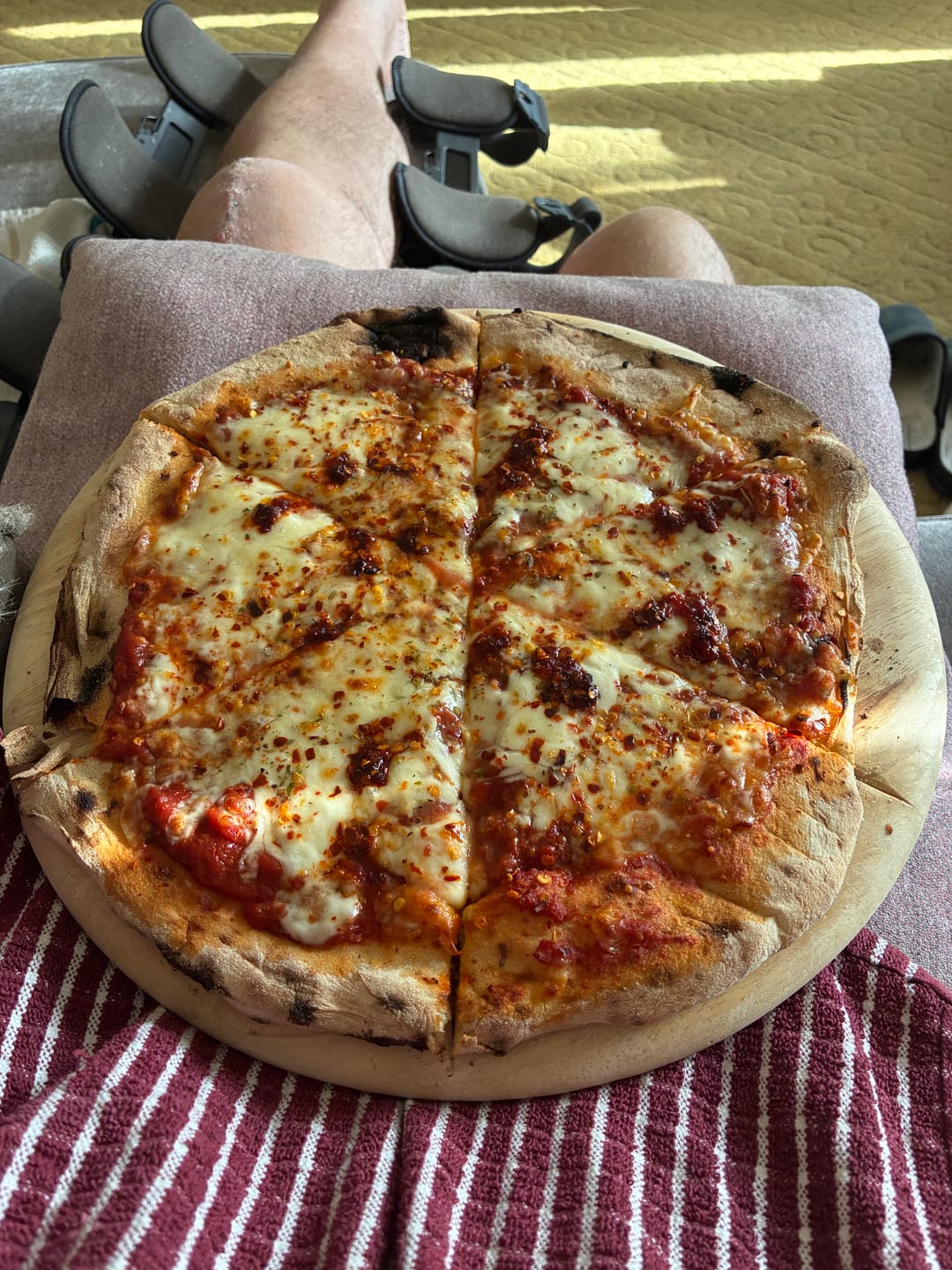 Customer photo review of Sourdough Pizza Bases (boxes of 25 bases)
