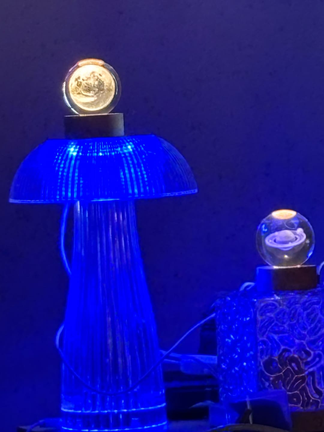 Customer photo review of Crystal Space Lamp