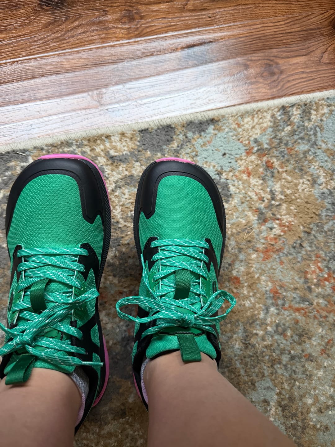 Customer photo review of Aurora - Wide Toe Sneakers