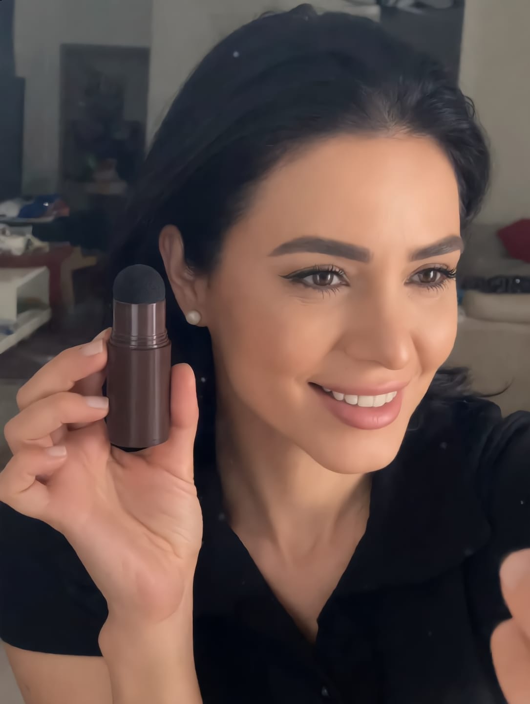 Customer photo review of Stick Corrector de Canas y Línea del Cabello