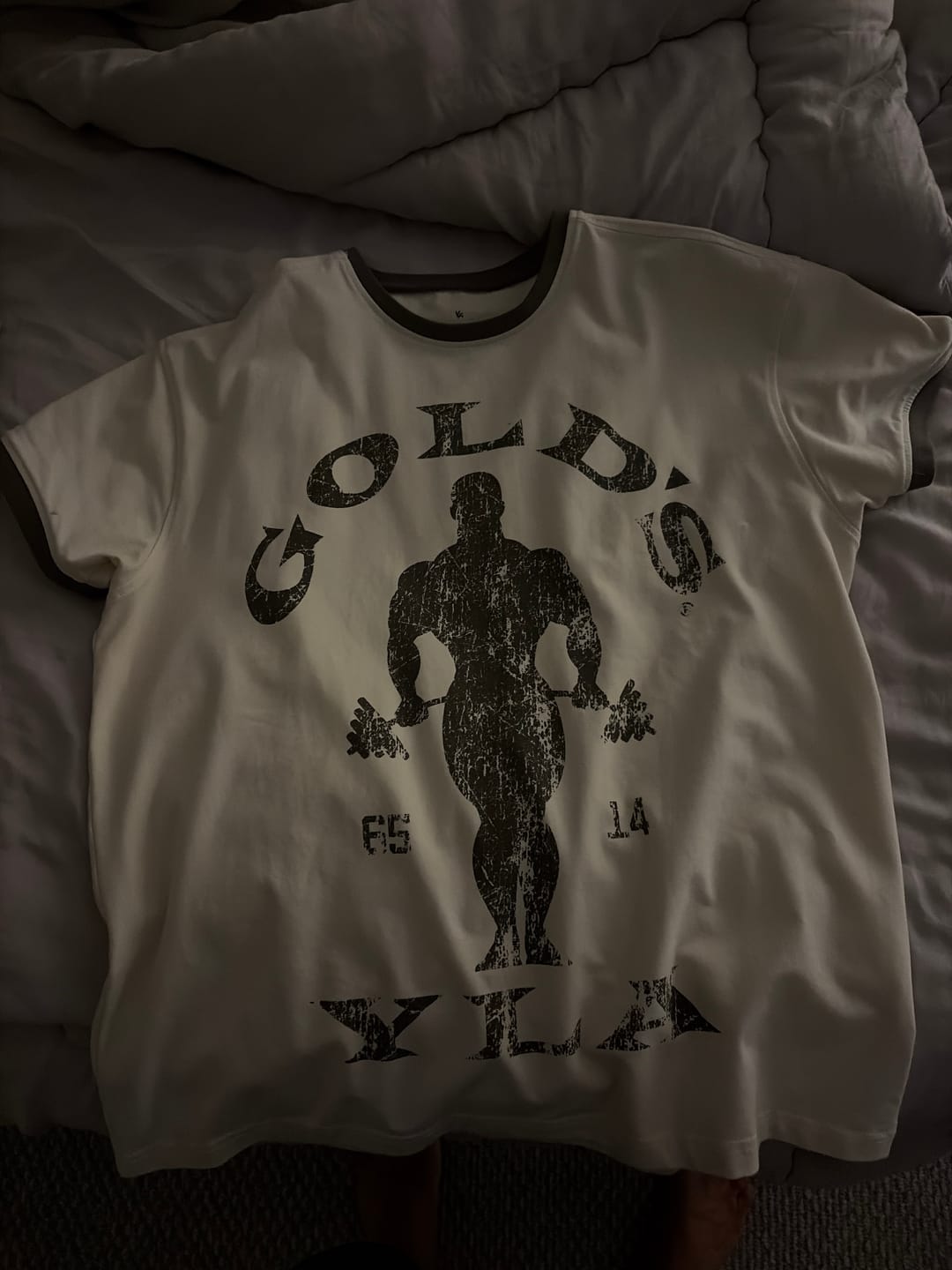 Customer photo review of 4009 - Golds Gym Ringer Tees