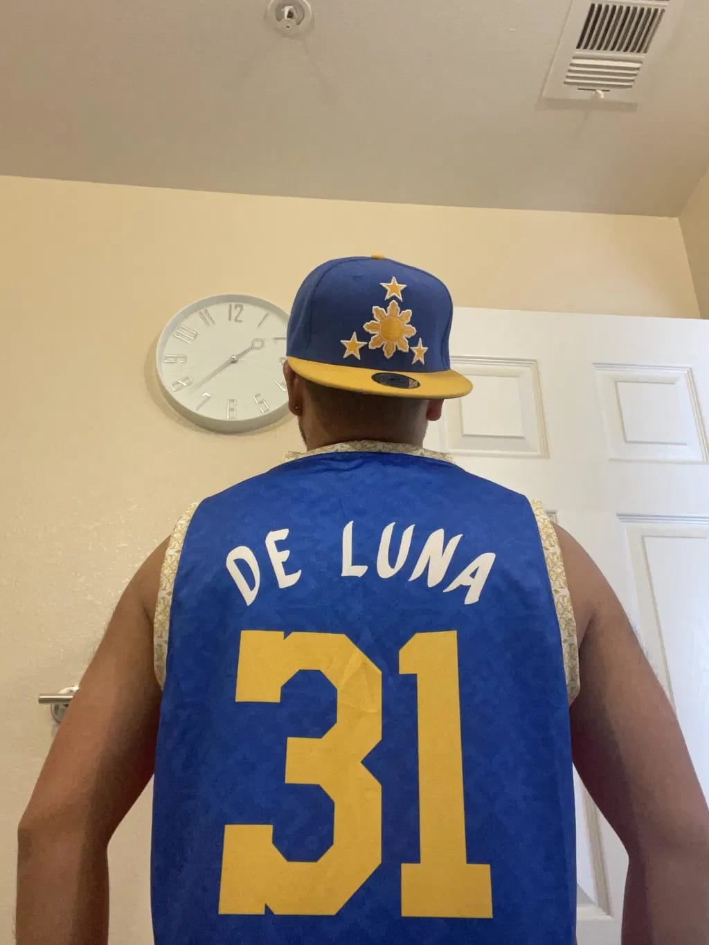 Customer photo review of Philippines Heritage Custom Basketball Jersey