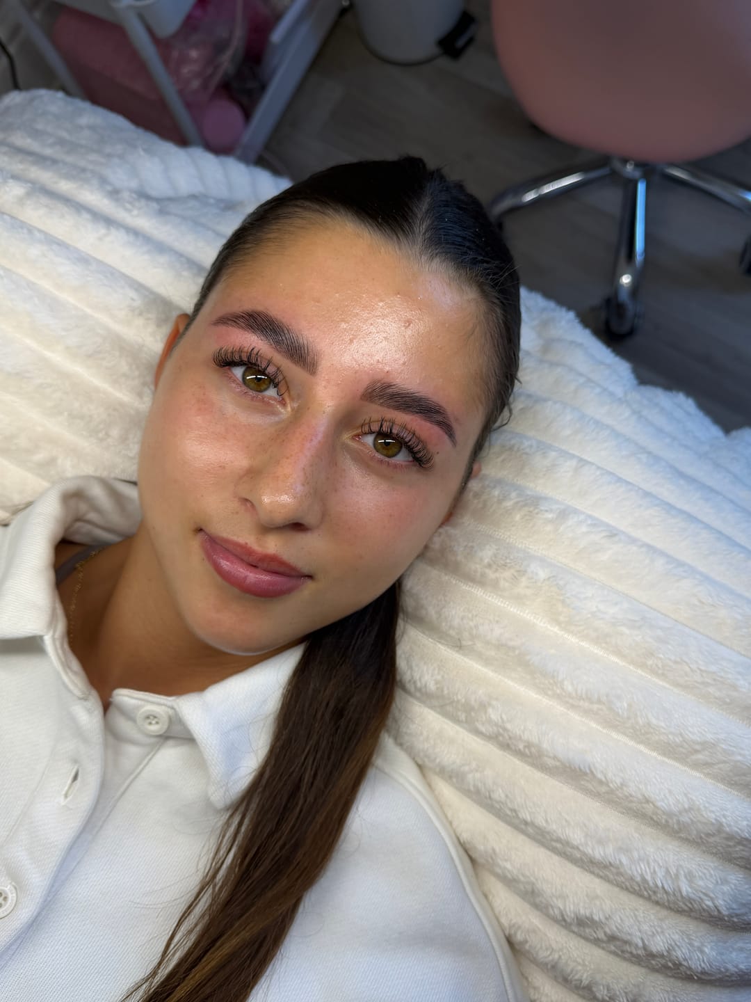 Customer photo review of Cysteamine Brow & Lash Lamination Kit - Step 1 - 15ml