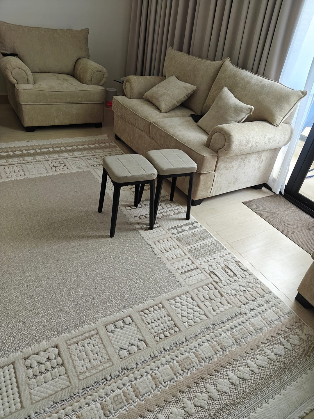 Customer photo review of سجادة بوهيمي - الشرائع