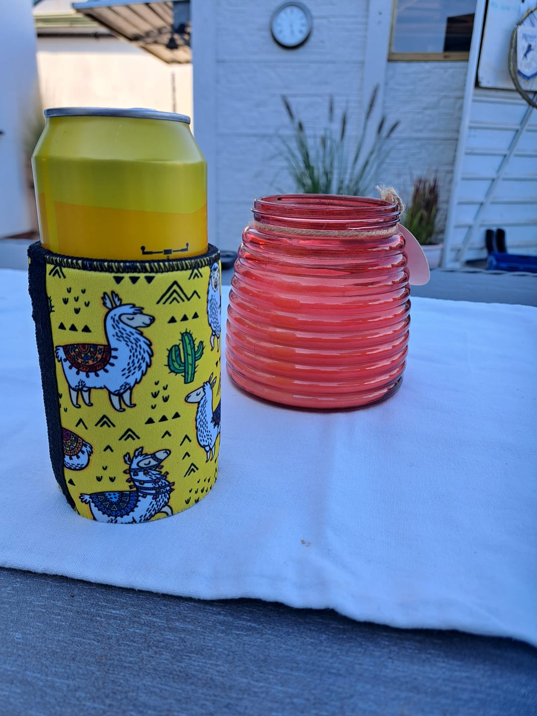 Customer photo review of Stubbyz Llamas & Cactus Stubby Cooler