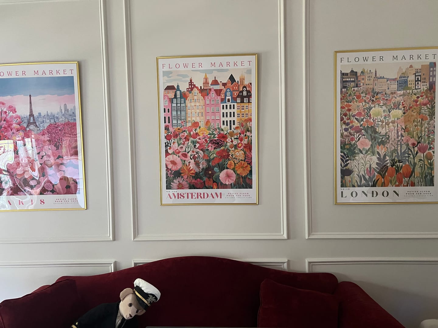 Customer photo review of London Flower Poster