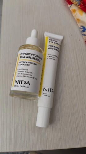 Customer photo review of NIDA Peptide Propolis Renewal Serum