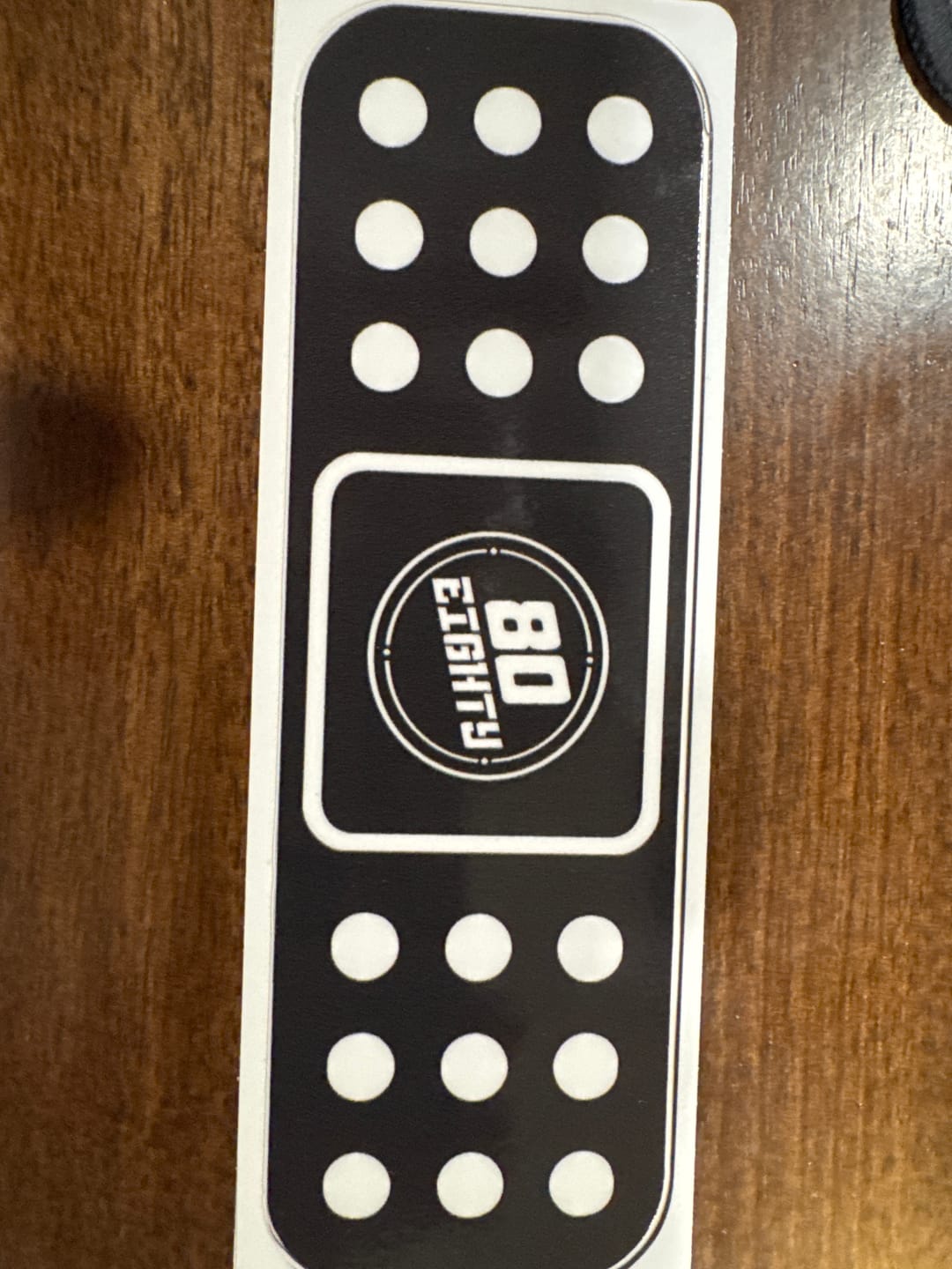 Customer photo review of 80Eighty® Bandaid Vinyl Sticker