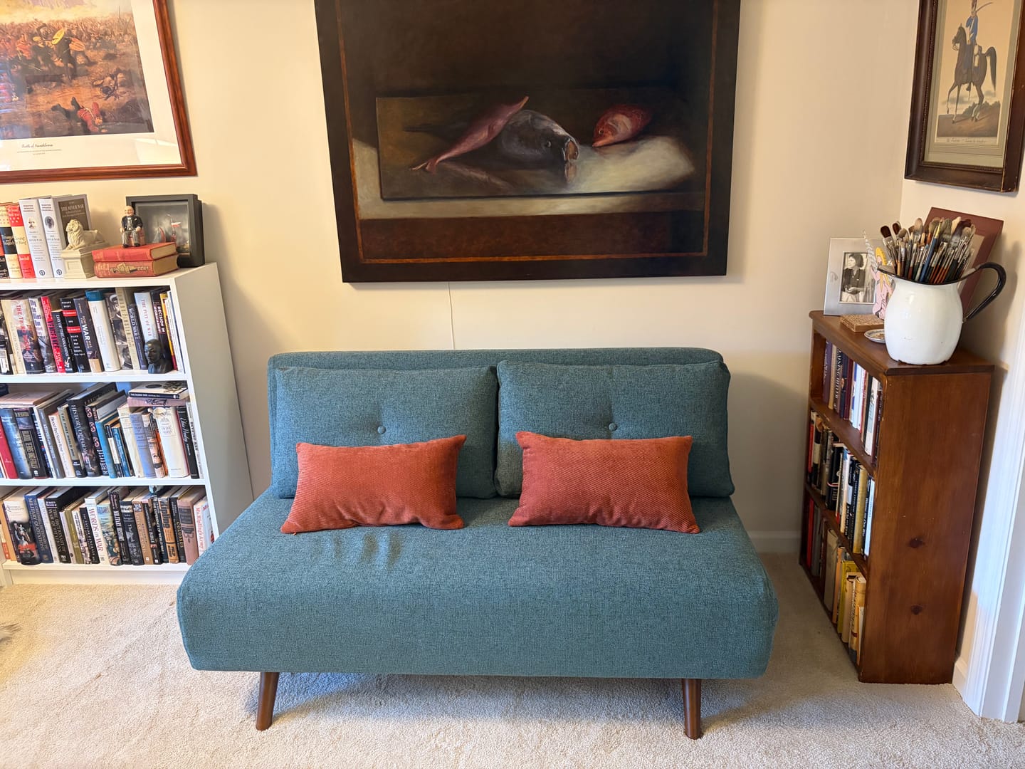 Customer photo review of Napa Armless Sofa Bed