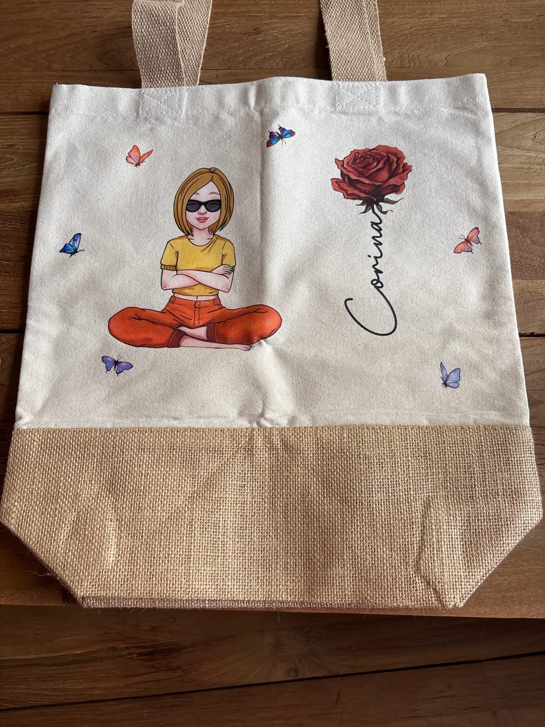Customer photo review of Summervibes - Personalisierte Tasche für den Strand